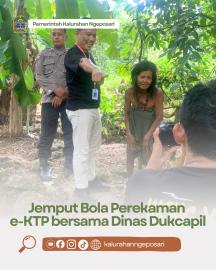 Dinas Dukcapil Laksanakan Jemput Bola Perekaman KTP-el bagi Warga Berkebutuhan Khusus